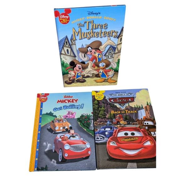 Disney Wonderful World Of Reading Lot Of 3 Hardcover Books - Picture 1 of 5